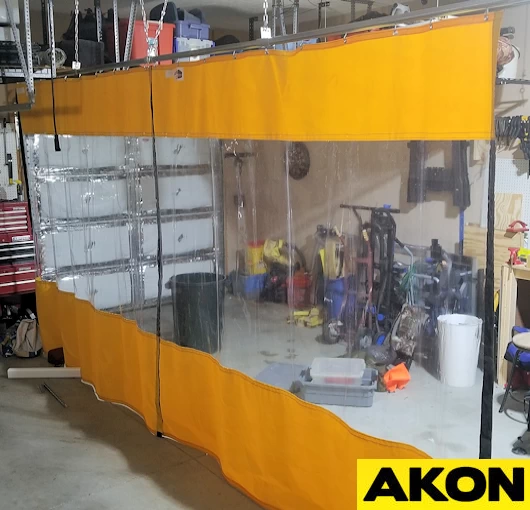 garage seperation curtains