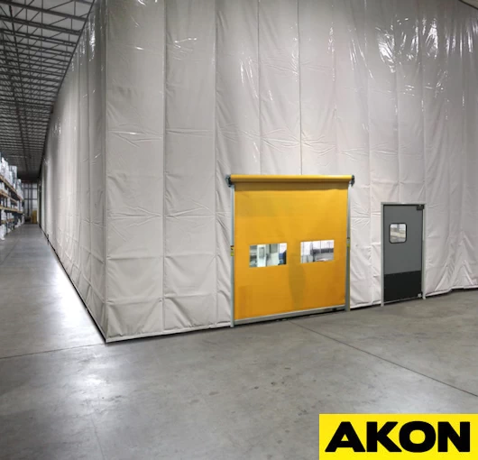 insulated walls for warehouses with doors