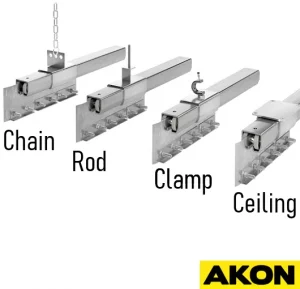 sliding strip curtain track