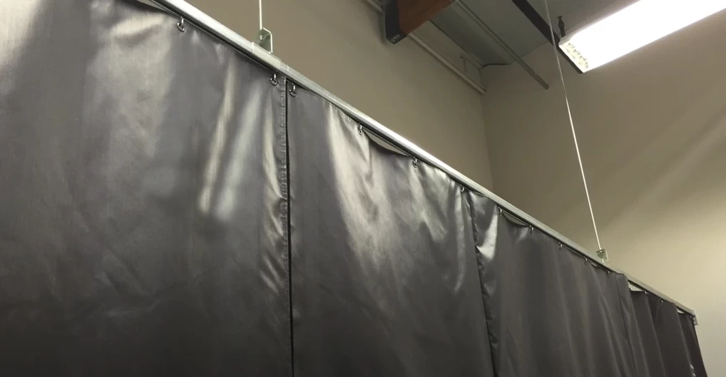 laser barrier safety curtains