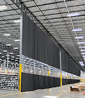 warehouse divider curtains