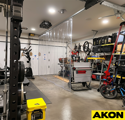 Clear Stocked Tarp Curtains - Image 5