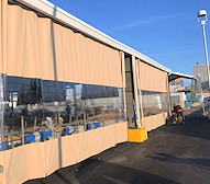 outdoor plastic industrial curtains