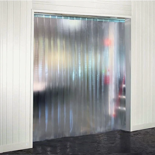 frosted pvc strip curtain door for privacy