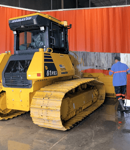 wash bays for heavy equipment