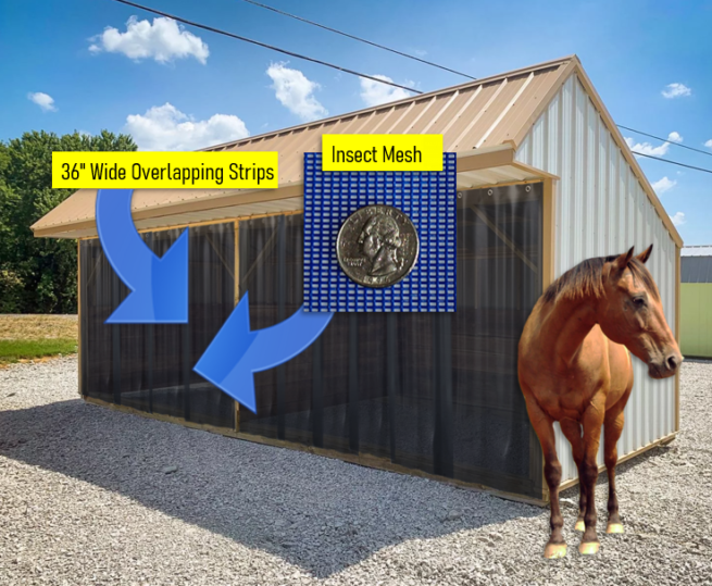 Horse Barn Curtains Livestock Curtains & Doors