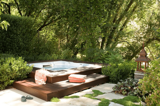 outdoor natural hot tubs