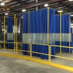 wash bay enclosure - curtain style