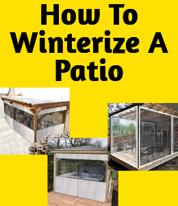 How To Winterize A Patio