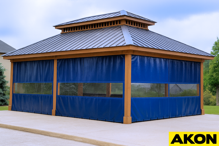 Pavilion-plastic-side-walls-PVC-winterize