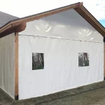 insulated patio enclosure with windows