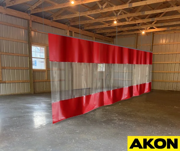 pole barn divider curtain