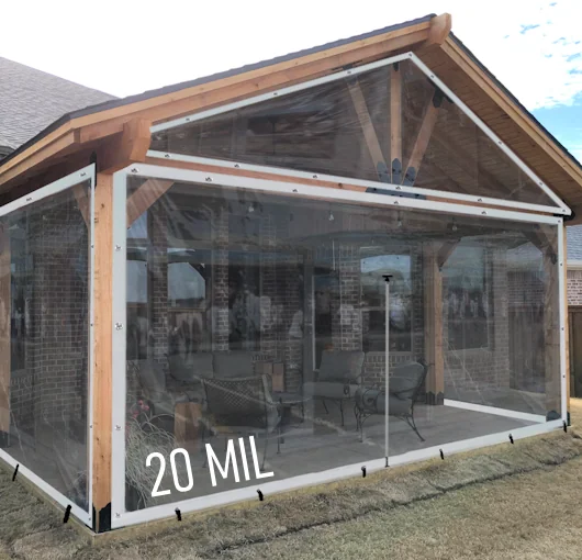 Clear Tarps | With Grommets | Custom Made