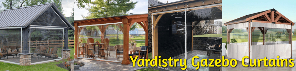 Large Yardistry Gazebo Curtain Online