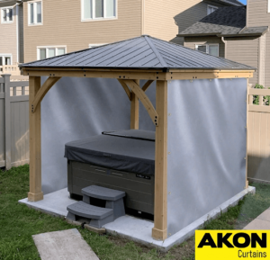 Clear Yardistry Gazebo Curtains | View All Attachment Methods