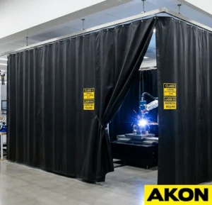 Laser barrier curtains to block lasers