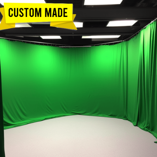 Long Green Screen Curtains