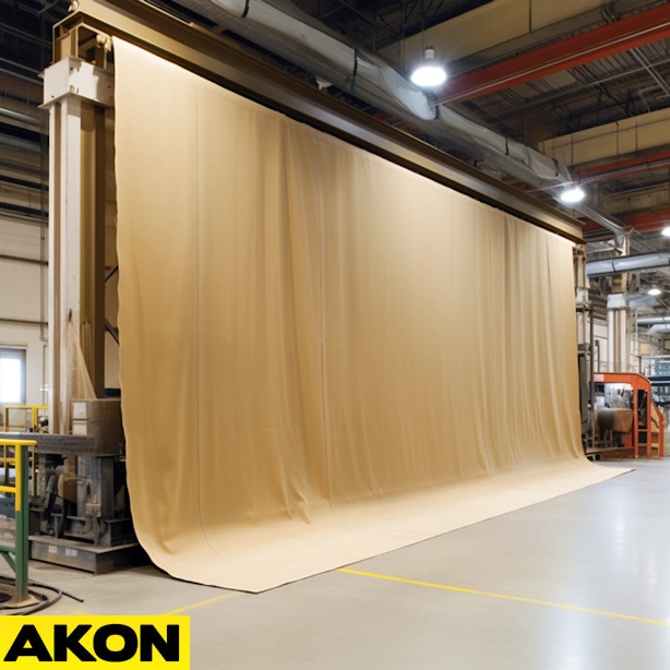 canvas welding divider curtain hot works 2