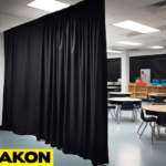 classroom divider curtains