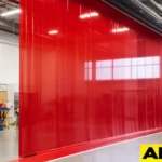 tinted red factory divider see through
