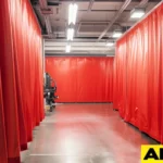 warehouse vinyl curtain for workers