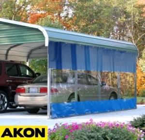 carport wind blocking curtains