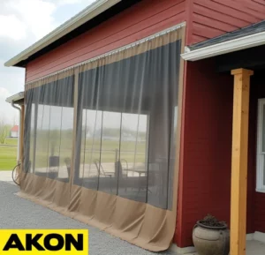 industrial mesh curtains for side of building