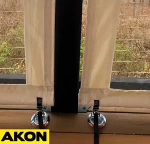 roll up curtain anchors