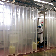 usda food processing curtains for wash down