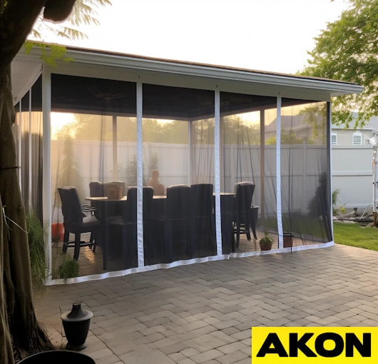 Mosquito Netting curtains for patio