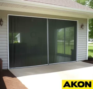 custom garage mosquito mesh curtains