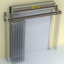 retractable strip curtains accordion 3