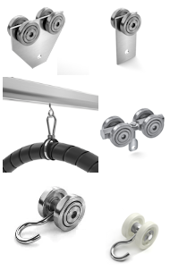 steel roller hooks for curtains