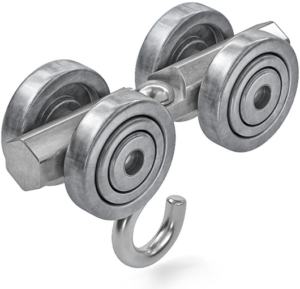 Steel Wheel Curtain Hooks For Tracks