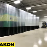 industrial wash bay curtain walls