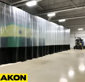 industrial wash bay curtain walls