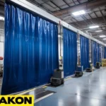 tinted industrial curtain walls