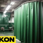 wash bay enclosure curtains industrial (2)