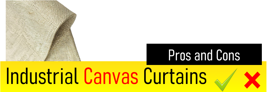 Industrial Canvas Curtains