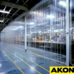 clear warehouse divider curtain wall industrial