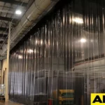 curtain enclosure for warehouse factory very large clear