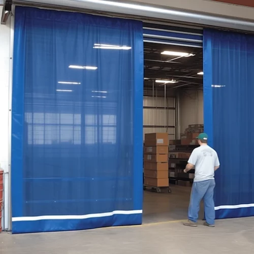 industrial mesh curtains for dock door openings (1)