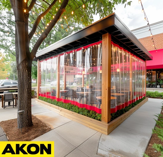 Restaurant Patio Curtains pergolas