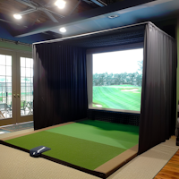 golf simulator enclosure kit free standing