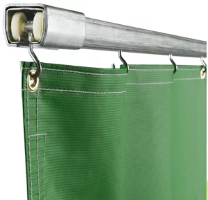 green screen curtain track