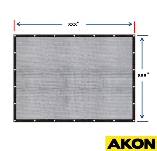 custom size mosquito screens with grommets