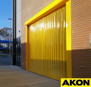 insect strip door curtain for dock door