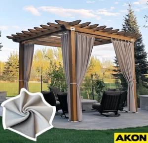 Custom sized pergola curtains (6)