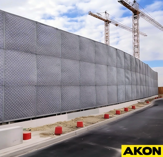 construction site sound barrier wall construction site sound barrier wall