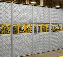 industrial sound blocking walls